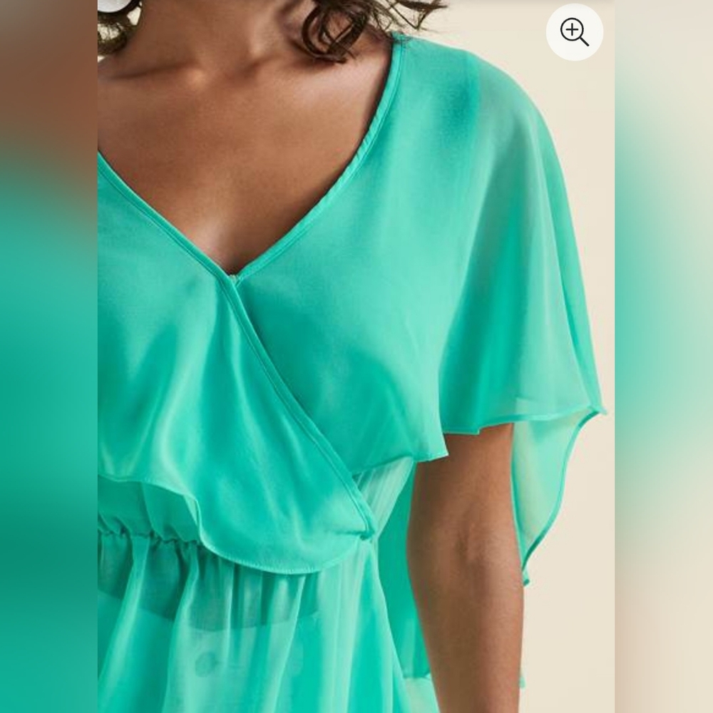 Surplice Chiffon Top